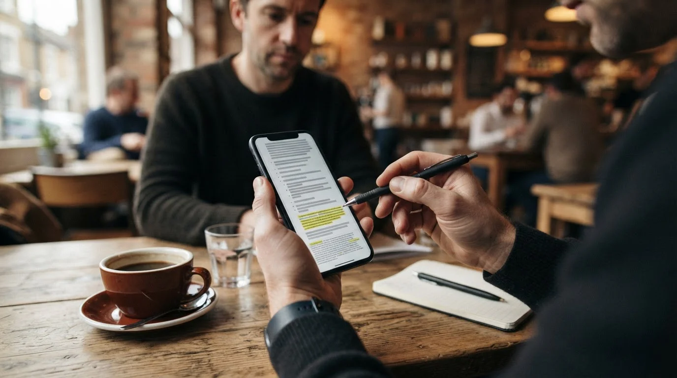 Analyse von Bonusbedingungen und Umsatzanforderungen auf einem Smartphone